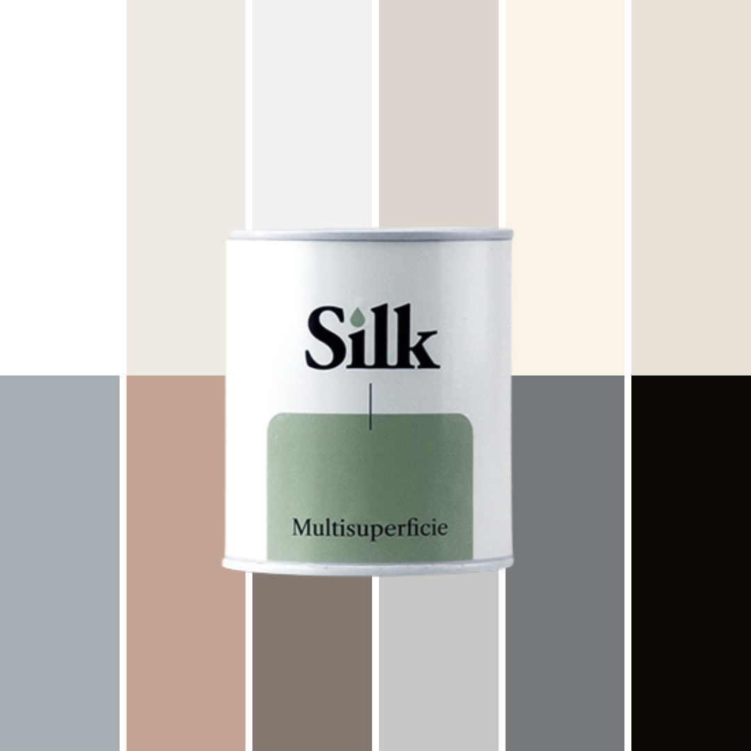 Pintura multisuperficies (Blanco, negro y neutros) - Silk Pinturas